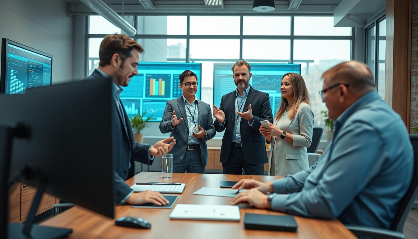 Business software planning session